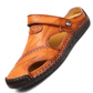 Men's Large Size Breathable Outdoor Soft Leather Sandals（Suitable for Summer）