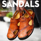 Men's Large Size Breathable Outdoor Soft Leather Sandals（Suitable for Summer）
