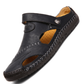 Men's Large Size Breathable Outdoor Soft Leather Sandals（Suitable for Summer）