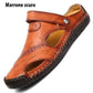 Men's Large Size Breathable Outdoor Soft Leather Sandals（Suitable for Summer）