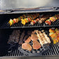 🔥 Skewers de grătar cu 3 căi🥩Furculiță semi-automată din oțel inoxidabil pentru grătar🍖