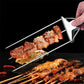 🔥 Skewers de grătar cu 3 căi🥩Furculiță semi-automată din oțel inoxidabil pentru grătar🍖