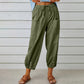 Bumbac Lin Straight Leg Wide Leg Pantaloni pentru femei