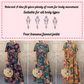 👗 Nou stil rotund gât rotund gât Casual Femei Retro imprimat Loose fusta lungă