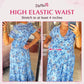 👗Rochie cu imprimeu floral și decolteu ascuțit🥰