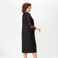💝Rochii elegante negre cu mânecă 3/4 pentru femei