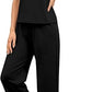 【S-2XL】💕 Top casual + pantaloni cu picioare largi