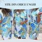 Rochie colorată imprimată cu decolteu în V