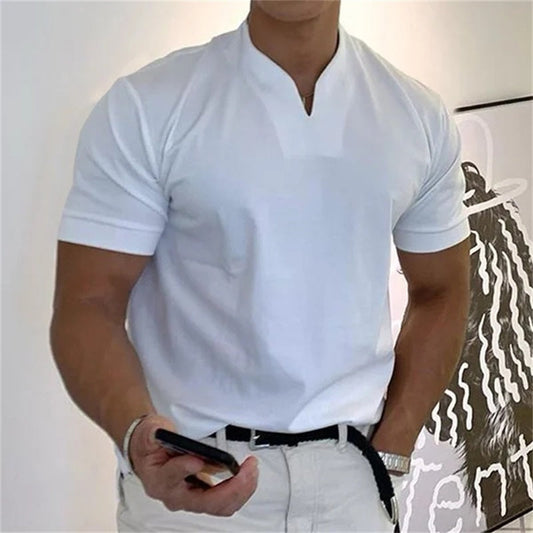 Bărbați Gentlemans Business Short Sleeve Fitness T-shirt