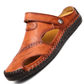 Men's Large Size Breathable Outdoor Soft Leather Sandals（Suitable for Summer）