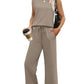 【S-2XL】💕 Top casual + pantaloni cu picioare largi