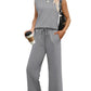 【S-2XL】💕 Top casual + pantaloni cu picioare largi