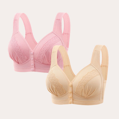🎁【1+1 Gratuit】Buton frontal Bumbac respirabil Sutien prietenos cu pielea🥰