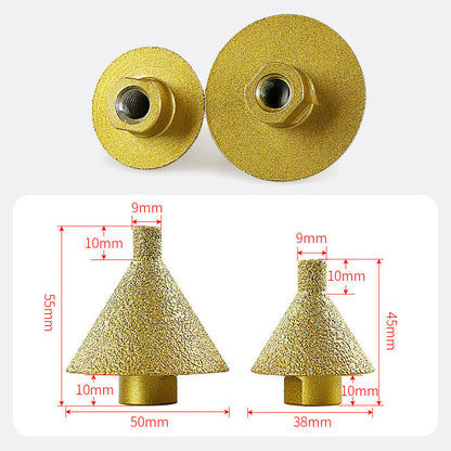 🎁Ofertă limitată de timp⏳Diamond Chamfering Bits pentru polizoare unghiulare