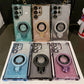 Magnetic Gradient Glitter cazuri de telefon mobil pentru Samsung S25/24/23/22