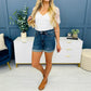 Pantaloni scurți pentru femei Mid Rise Jean