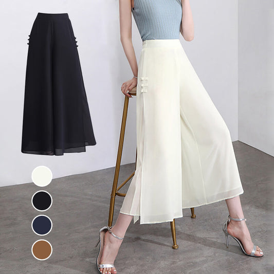 ✨Pantaloni din sifon cu picioare mai largi