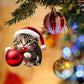 🎄10 bucăți 😻 Ornamente pentru pomul de Crăciun cu pisică. Ornamente suspendate pentru pisici