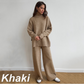 📦Livrare gratuită📦Set 2 piese din tricot lejer casual pentru femei