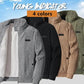 Bărbați Casual termică căptușită Corduroy Zipper Jacket cu Stand guler