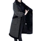💥Winter Specials❄️ Women's Double Breasted Overcoat with Plush Lining