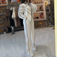 Trening cu guler înalt și pantaloni cu picioare largi