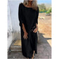 Primăvară și vară rochie nouă din bumbac și in + pantaloni set din două piese