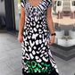 🔥 Rochie tipărită casual cu mânecă scurtă