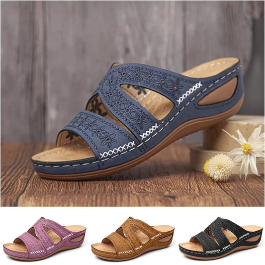 ✨2025 Sandale din piele moale (călcâi 3-5cm)💥