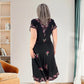Plus Dimensiune V-neck rochie midi care curge