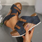 🔥PROMOȚIE ÎN ULTIMA ZI - 50%OFF🔥Cutout Platform Wedge Sandals