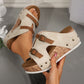 🔥PROMOȚIE ÎN ULTIMA ZI - 50%OFF🔥Cutout Platform Wedge Sandals