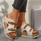 🔥PROMOȚIE ÎN ULTIMA ZI - 50%OFF🔥Cutout Platform Wedge Sandals