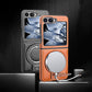 ✨Luxury PU Leather Magnetic Phone Case with Ring Stand for Galaxy Z Flip Series