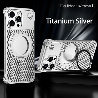 Magnetic Phone Case with Aromatherapy Sheet & Stand