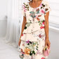 【S-5XL】🌸Rochie în cascadă cu imprimare florală în mai multe plante