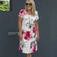 【S-5XL】🌸Rochie în cascadă cu imprimare florală în mai multe plante
