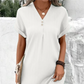 🌷Minimalist rochie de culoare solidă cu gât în V pentru femei