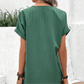 🌷Minimalist rochie de culoare solidă cu gât în V pentru femei