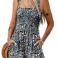 👗 Femeii fără mâneci pătrat gât Jumpsuit de vară