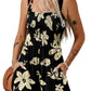 👗 Femeii fără mâneci pătrat gât Jumpsuit de vară