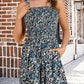 👗 Femeii fără mâneci pătrat gât Jumpsuit de vară