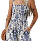 👗 Femeii fără mâneci pătrat gât Jumpsuit de vară