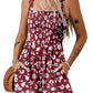 👗 Femeii fără mâneci pătrat gât Jumpsuit de vară