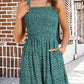 👗 Femeii fără mâneci pătrat gât Jumpsuit de vară