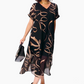 👗 Rochie vaporoasă elegantă cu decolteu în V