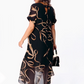 👗 Rochie vaporoasă elegantă cu decolteu în V