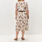【S-4XL】💐Rochie plisată florală elegantă