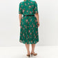 【S-4XL】💐Rochie plisată florală elegantă