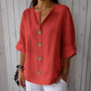 💥Timp limitat Big Sale OFF💥Femeii vrac moda buton Top